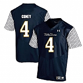 Notre Dame Fighting Irish 4 Te'von Coney Navy College Football Jersey Dzhi,baseball caps,new era cap wholesale,wholesale hats